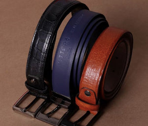 Artificial Leather Tan Belts for men