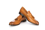 Load image into Gallery viewer, Tan Loafers Men, Tan Loafers with Tassels

