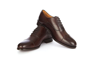Brown Oxford Lace Up Shoes for Men