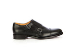 Load image into Gallery viewer, Italian Black Double Monk Straps For Men
