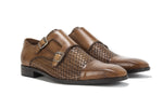 Load image into Gallery viewer, Handwoven Monk Strap Dress Shoes

