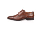 Load image into Gallery viewer, Brown Derby Brogue Shoes for men
