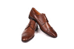 Load image into Gallery viewer, Italian Brown Derby Shoes for men
