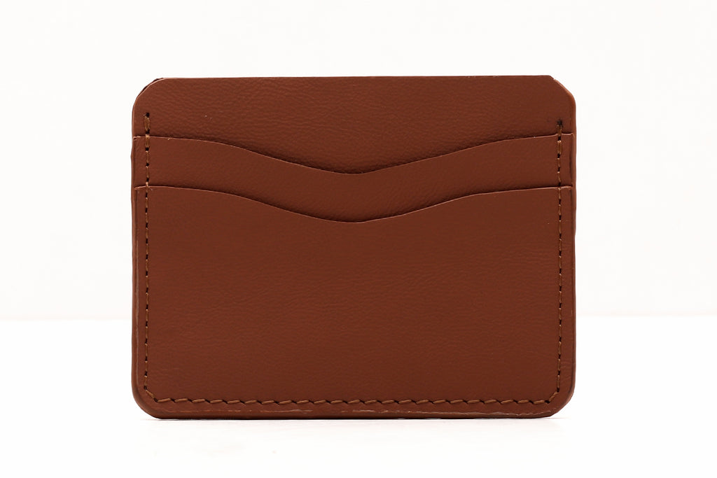 Tan leather wallet for men