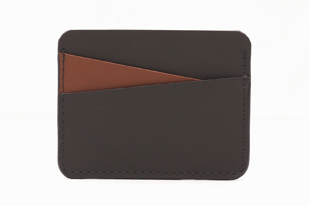 Grey Leather Wallet for Men