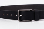 Load image into Gallery viewer, mens black formal leather belt
