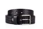 Load image into Gallery viewer, Black Leather Belt for Men

