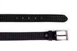 Load image into Gallery viewer, Handcrafted Black Leather Belt for Men
