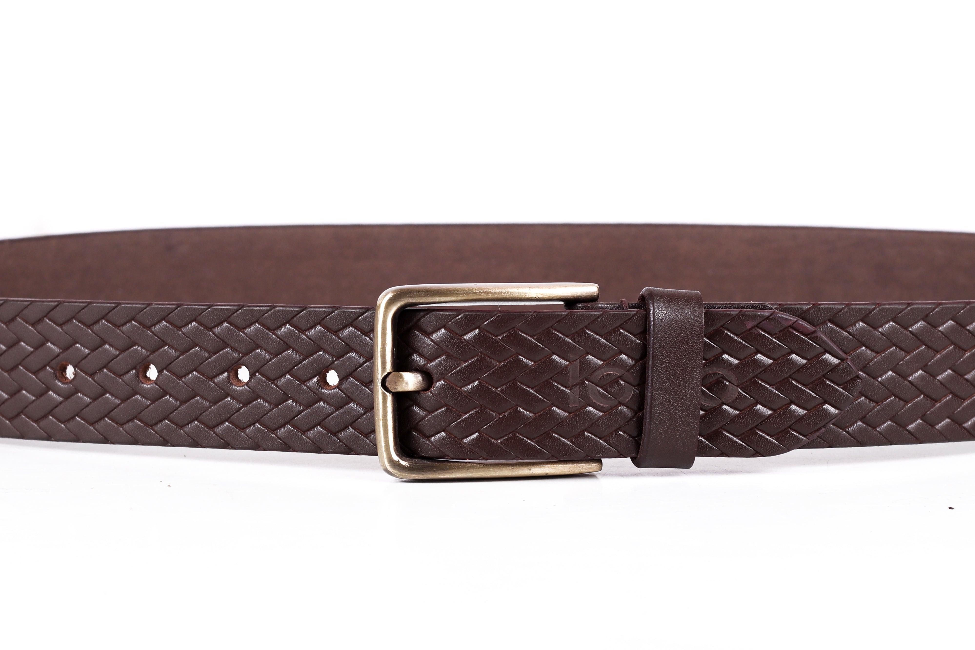 Mens Dark Brown Leather Belt Online
