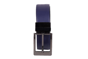 Purple Leather Belt - Francesca