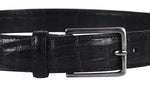 Load image into Gallery viewer, black leather belt
