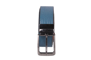 Mens Blue leather belt online