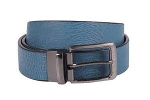 Blue Leather Belt India