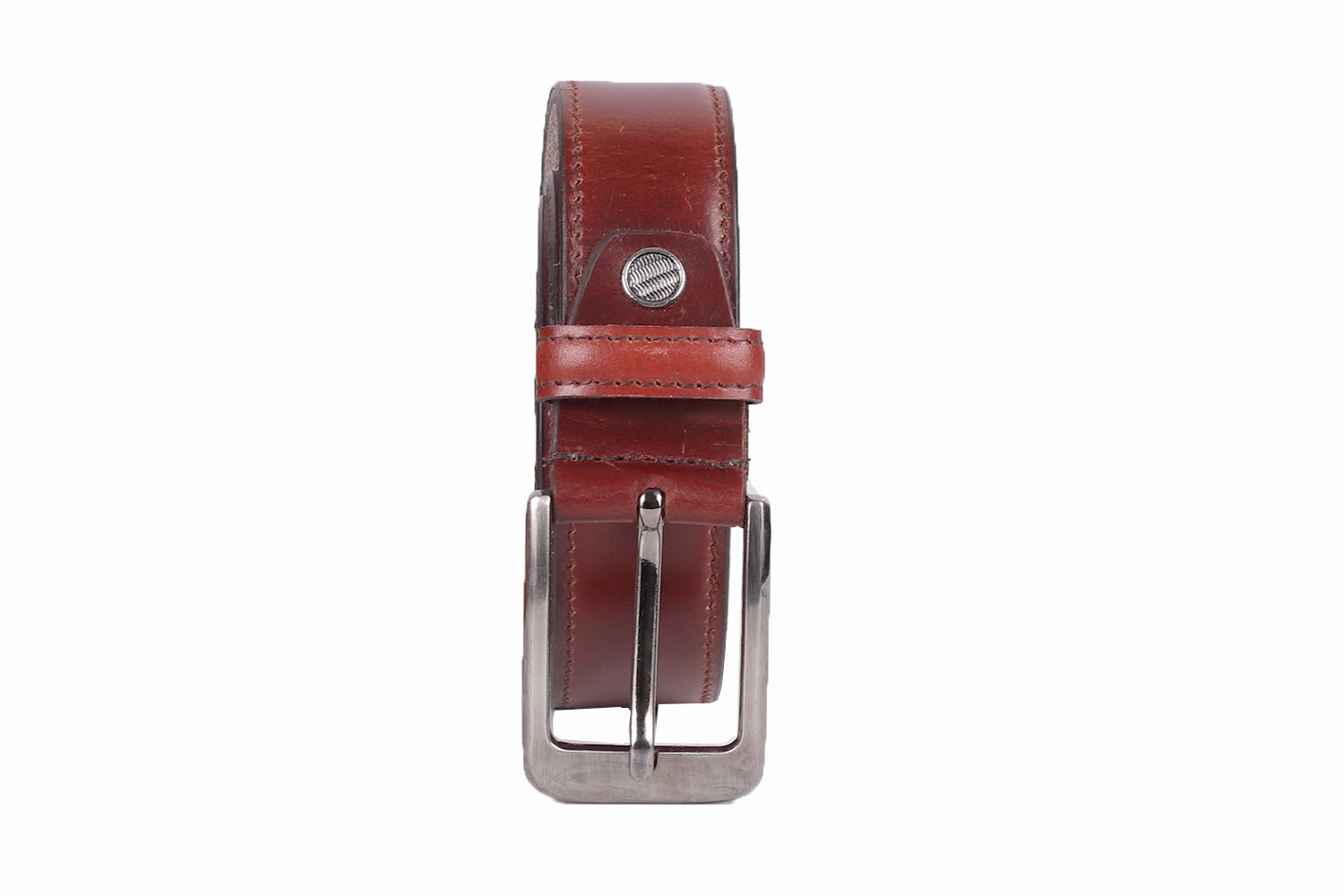 Mens Cognac Leather Belt India