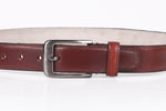 Load image into Gallery viewer, Mens Cognac Leather Belt Online
