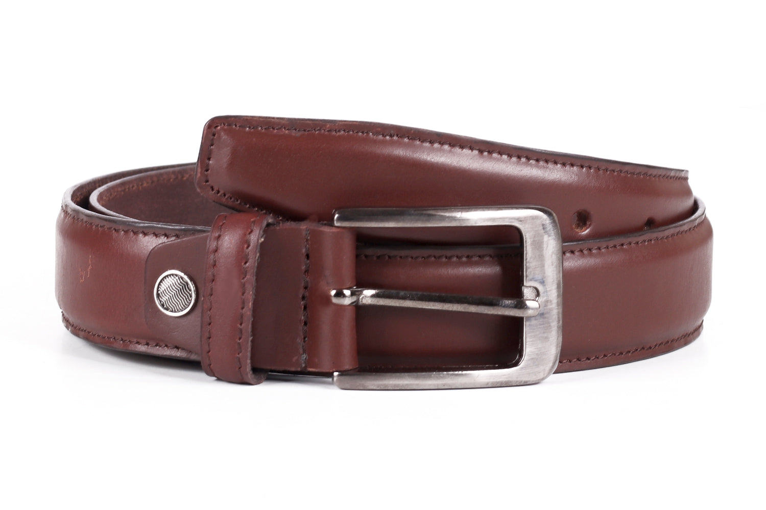 Brown Leather Belt - Evelina