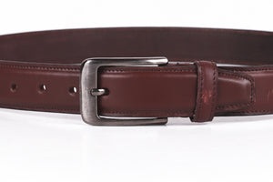 Brown Leather Belt - Evelina