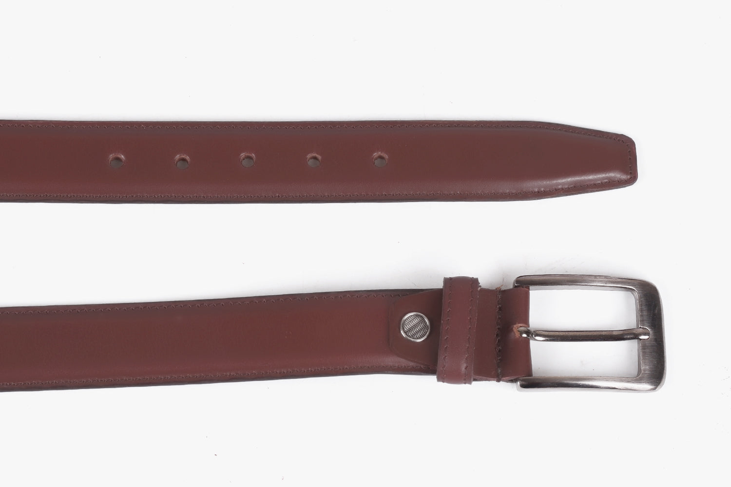 Brown Leather Belt - Evelina